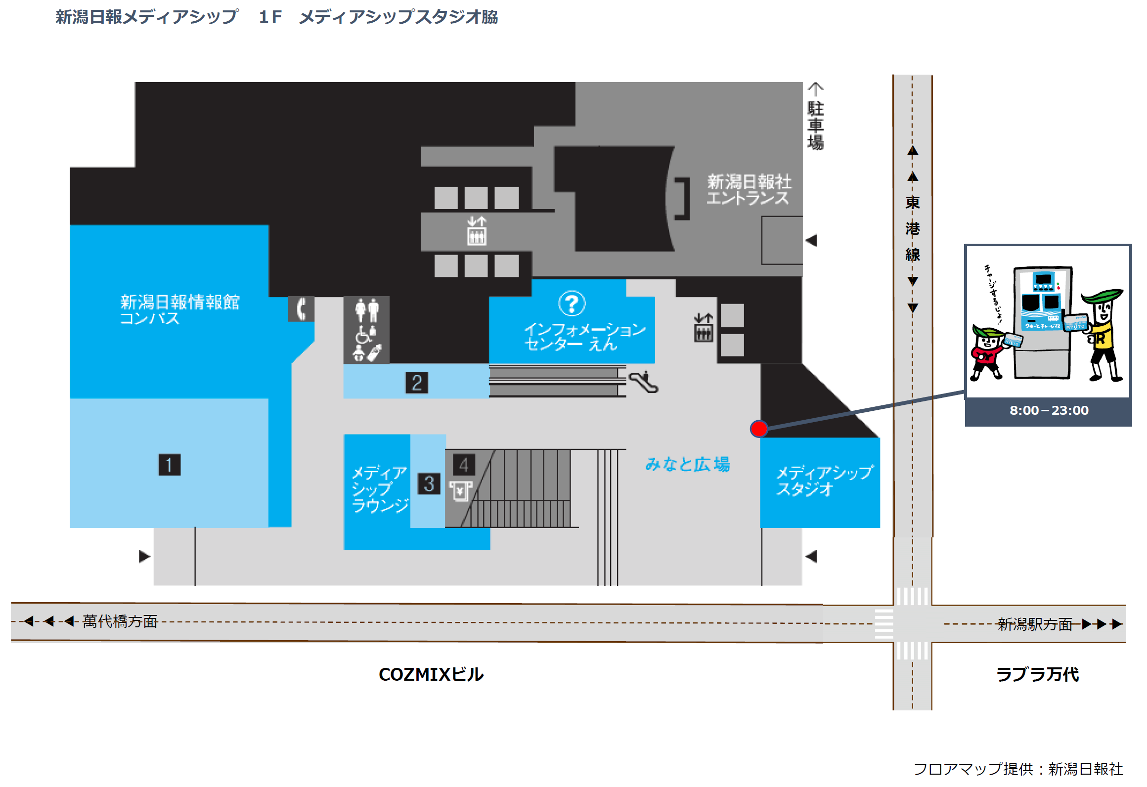 新潟日報メディアシップ